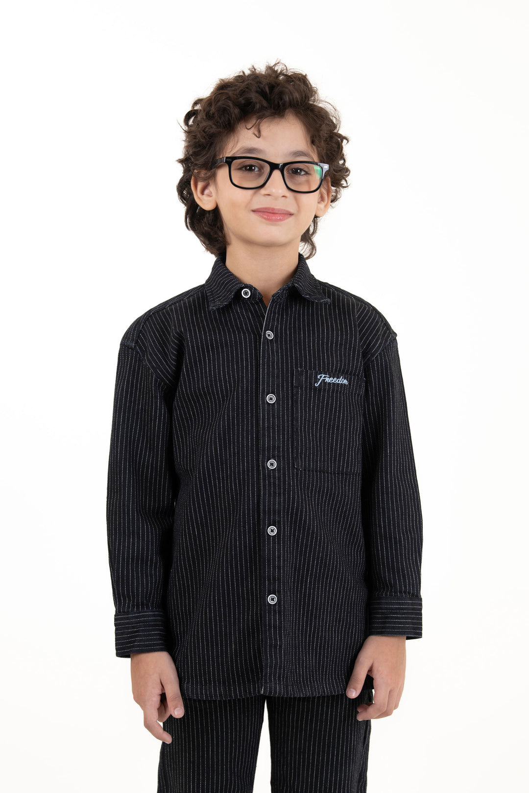 Drop Shoulder Denim Shirt
