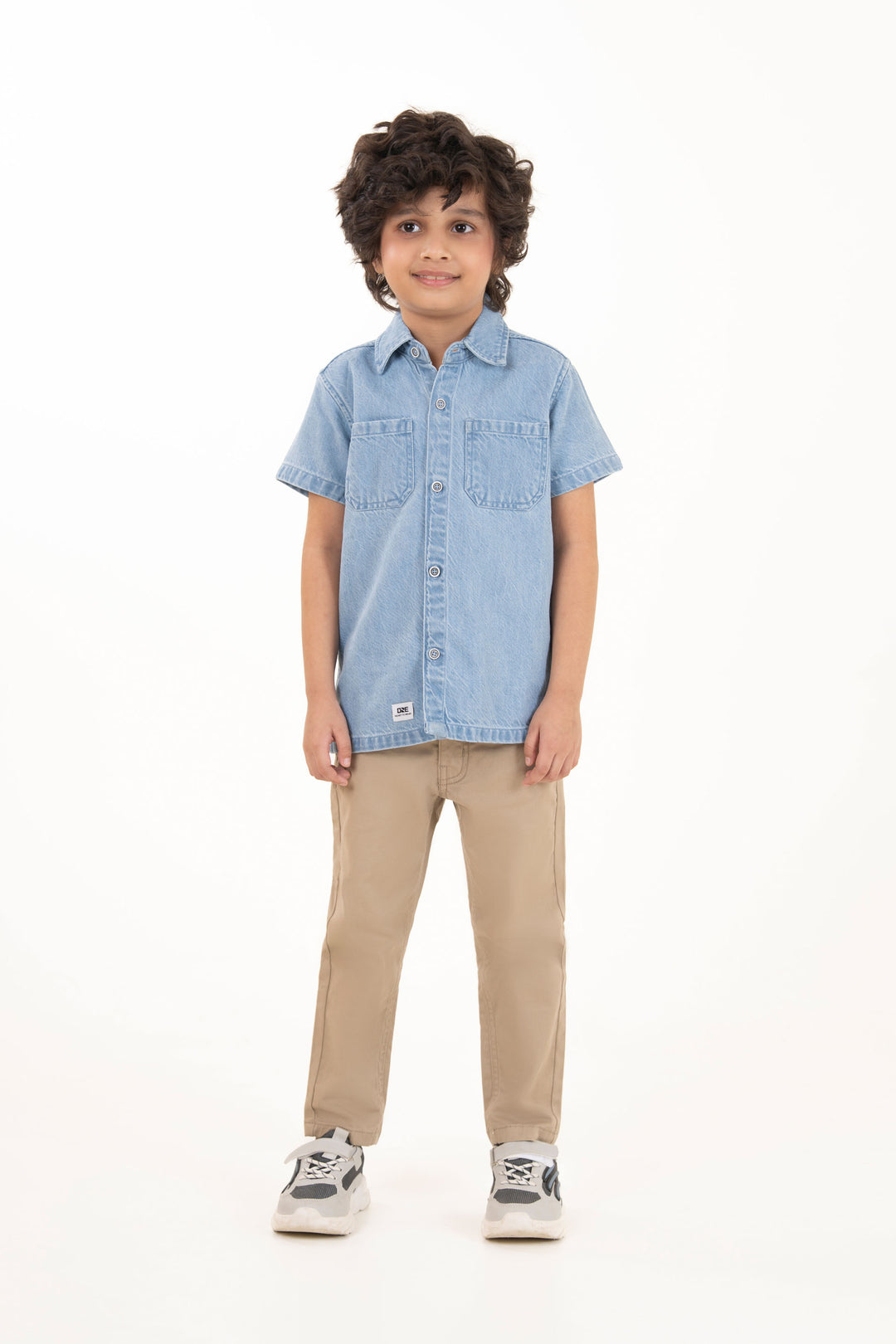 Denim applique Shirt