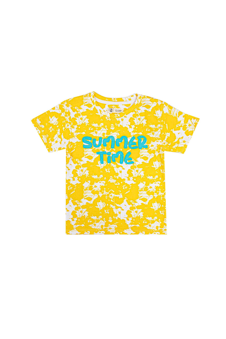 Tie Dye Tee Yellow