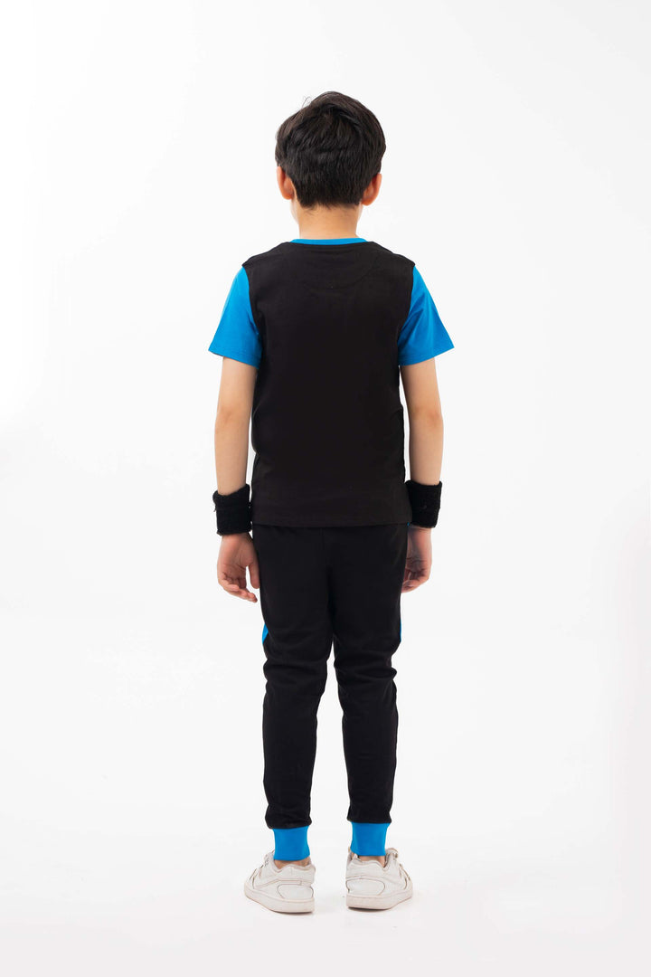 Sports Tee Black/Blue