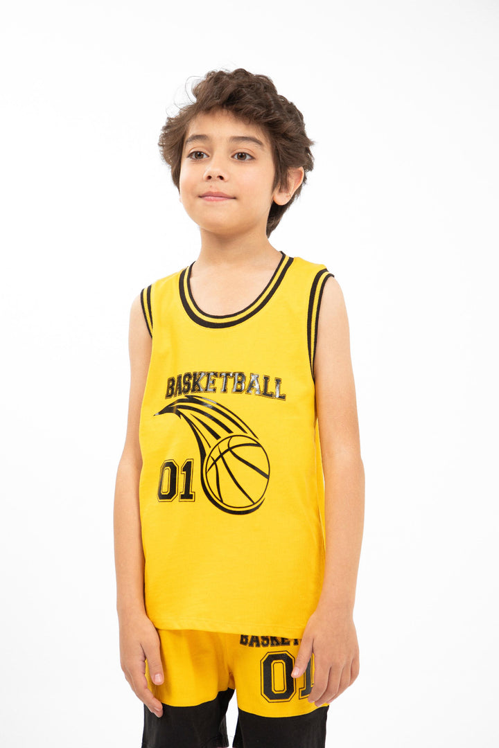 Sports Vest Yellow