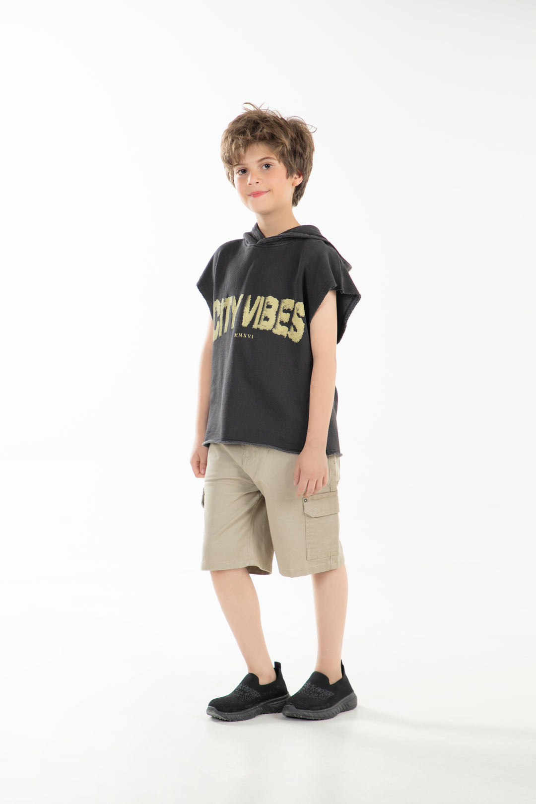 Sleeveless Hooded Tee