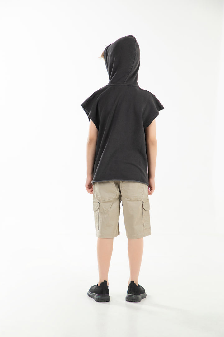 Sleeveless Hooded Tee