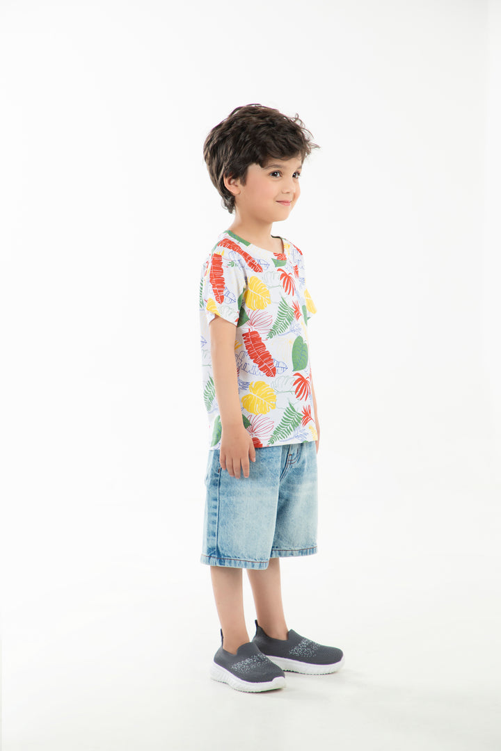 Leaves Printed Tee