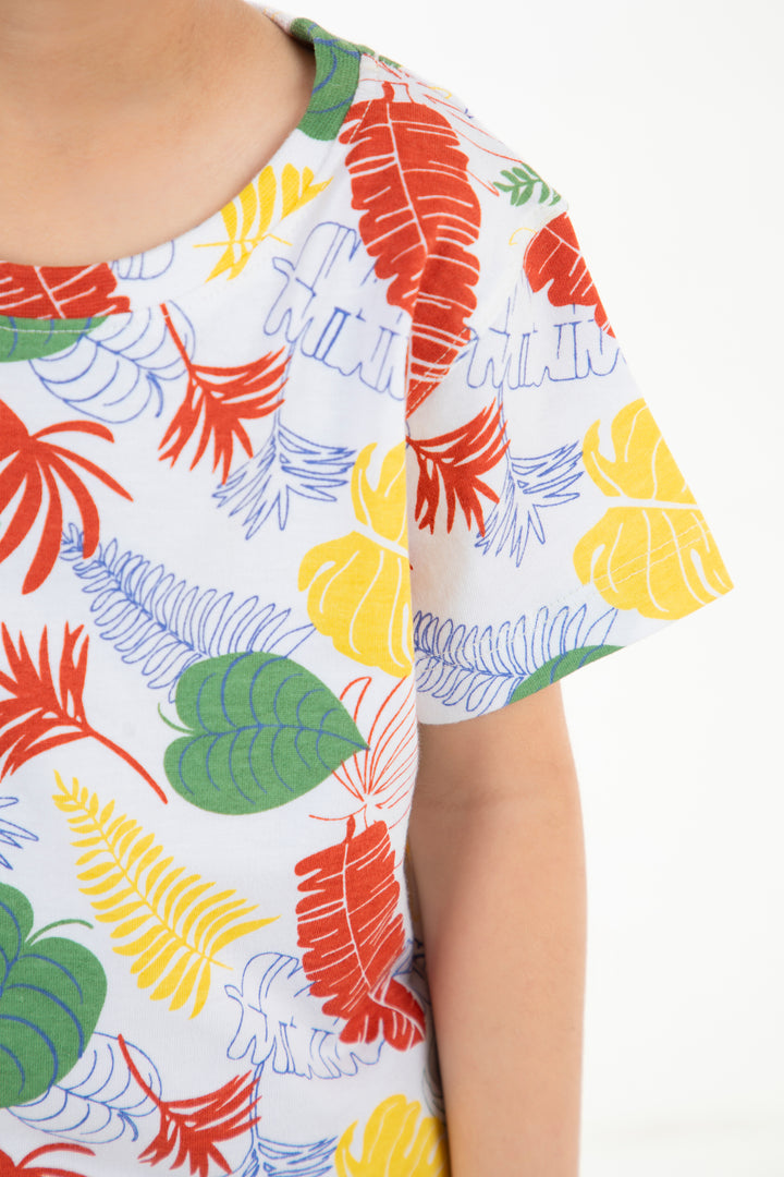 Leaves Printed Tee