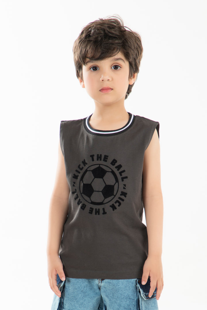 Sleeveless Football Tee