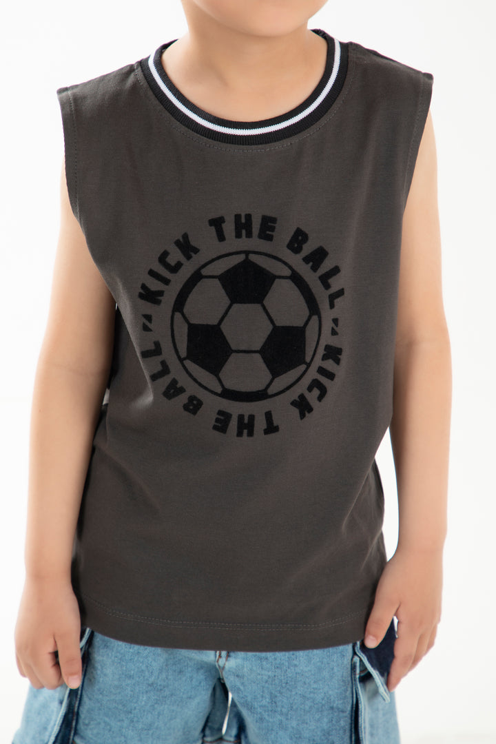 Sleeveless Football Tee