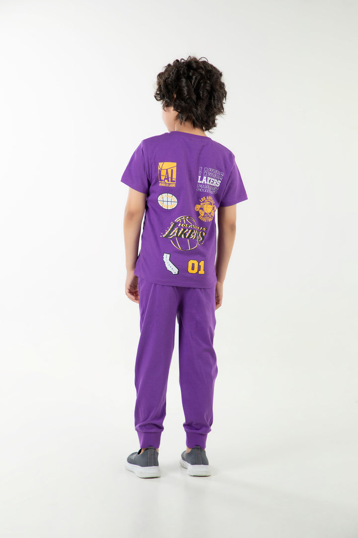 Printed Lakers Tee