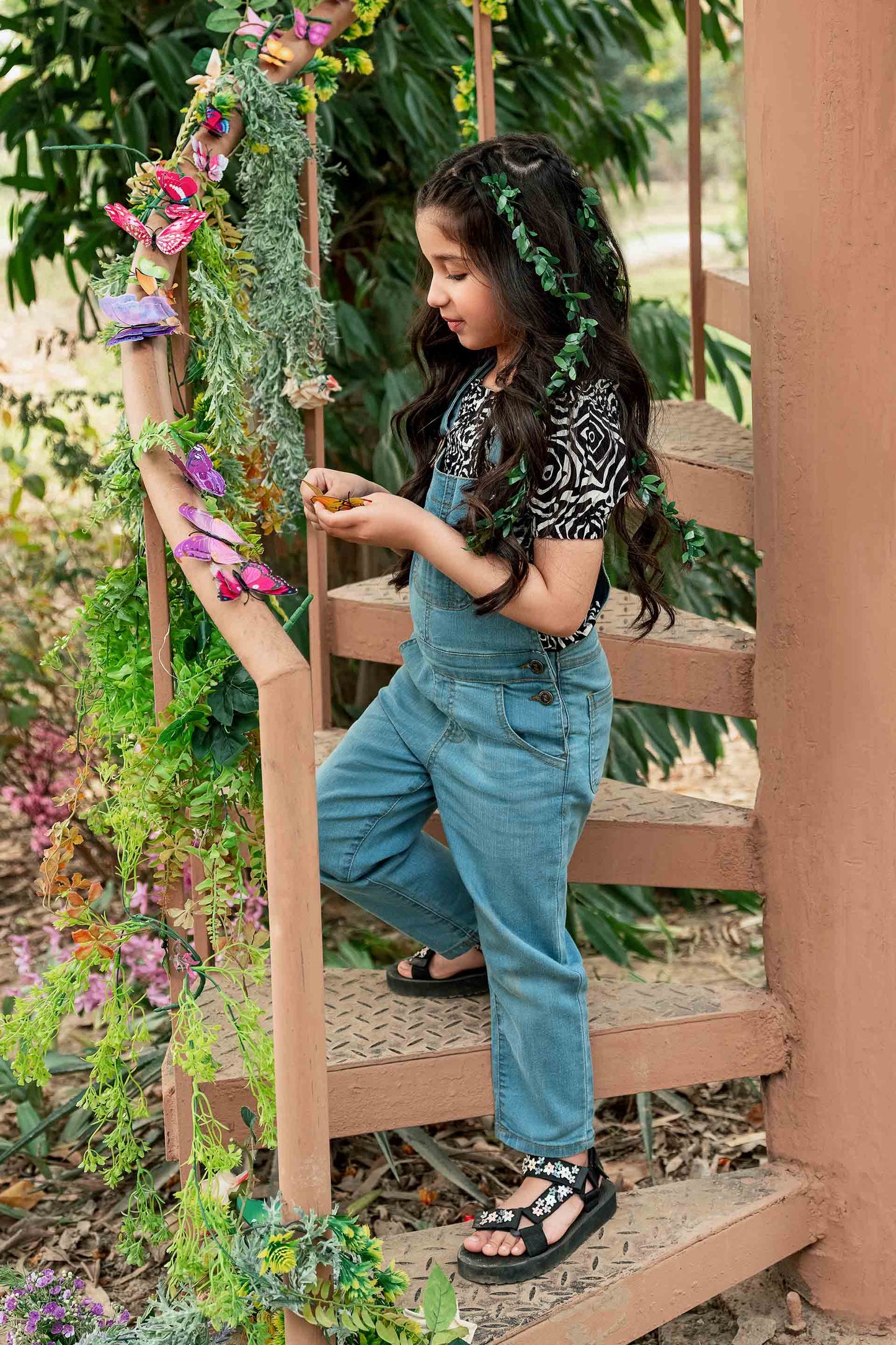 Dungaree Dress Blue