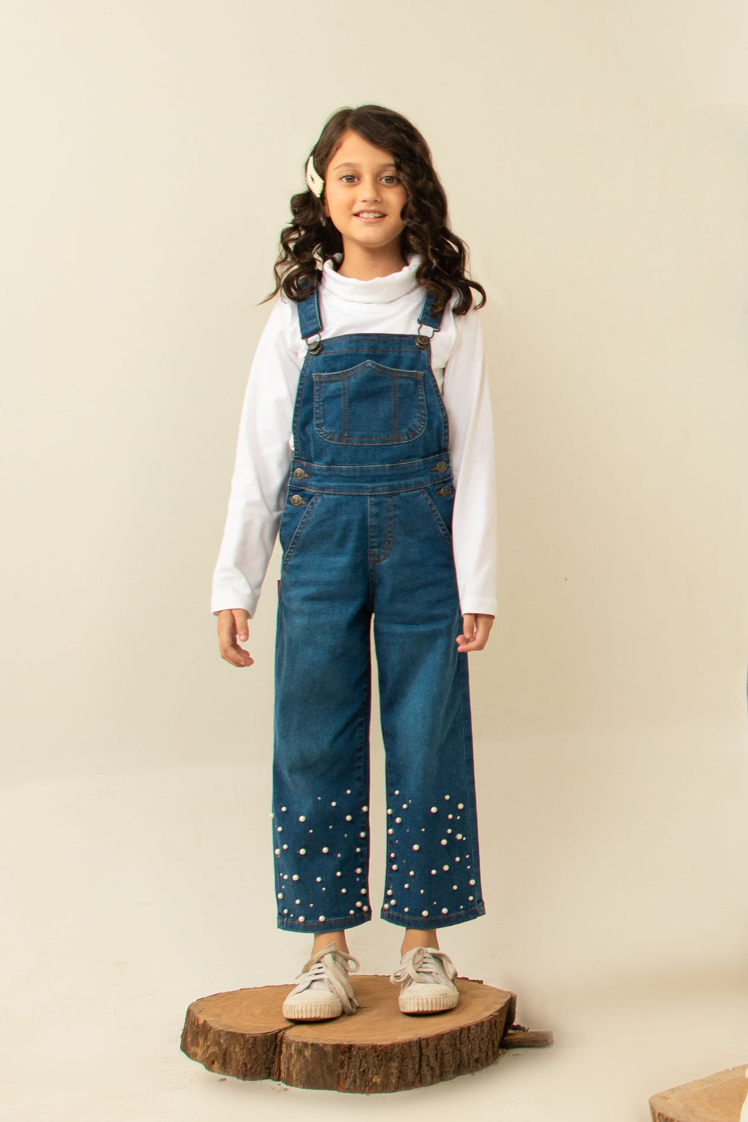 Pearl Dungarees Blue