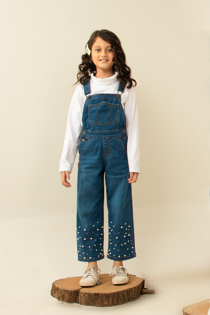 Pearl Dungarees Blue