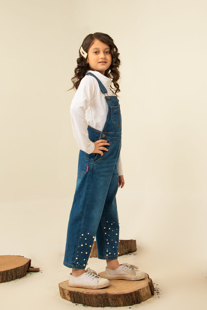 Pearl Dungarees Blue