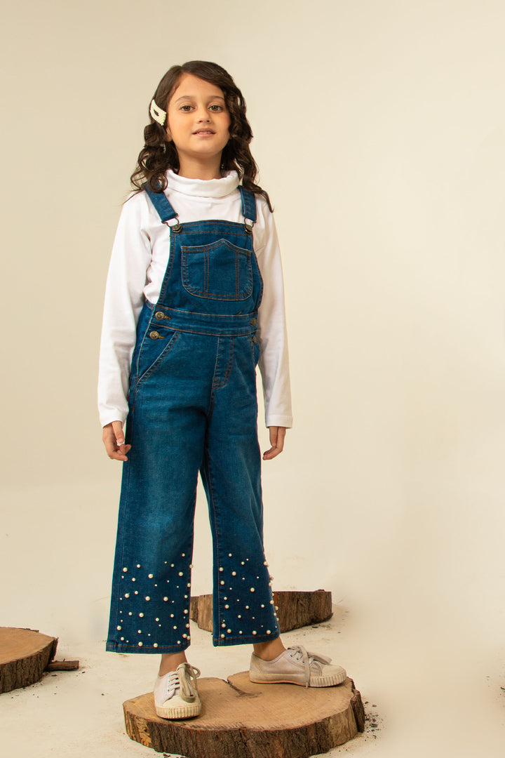 Pearl Dungarees Blue