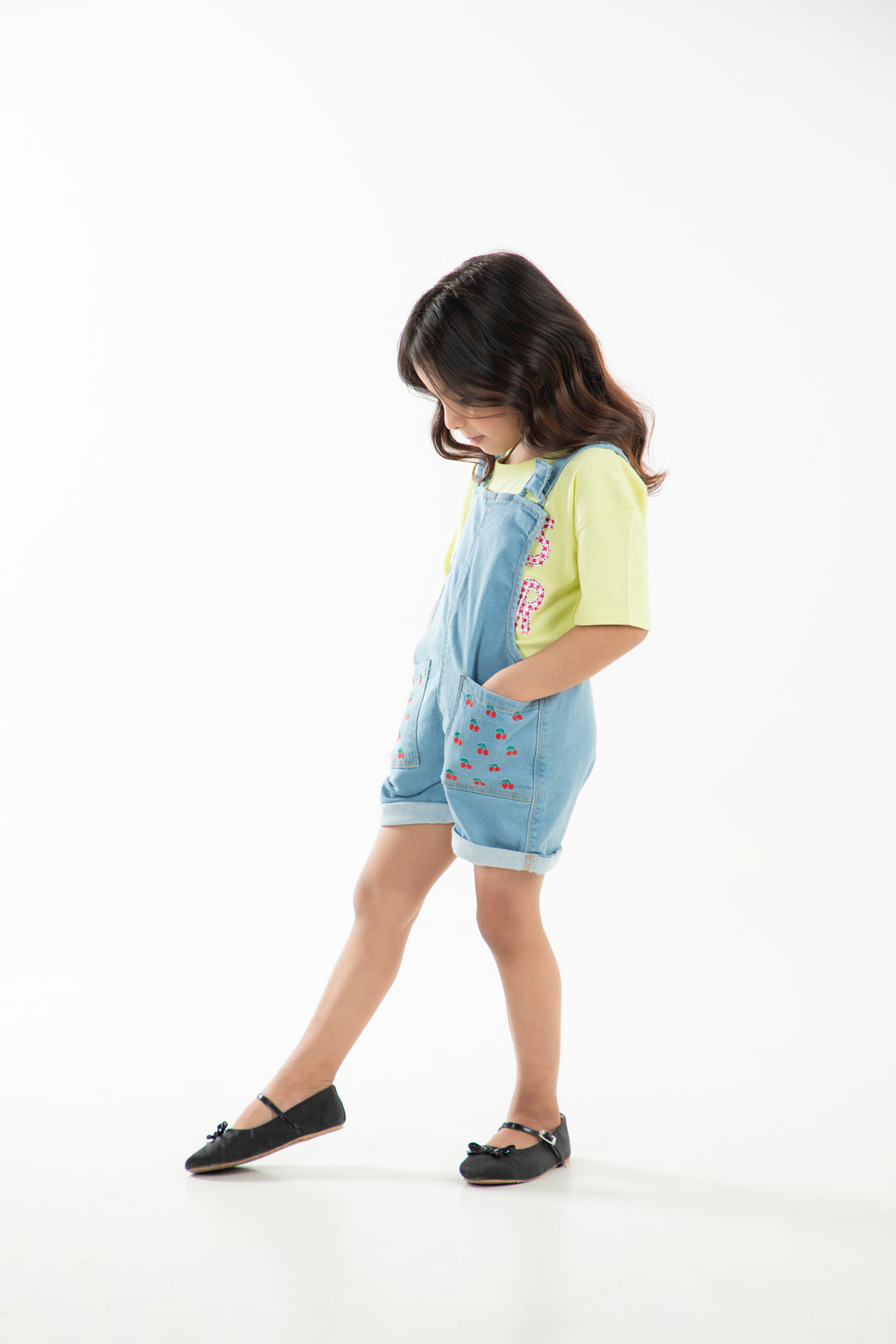 Embroidered Dungarees