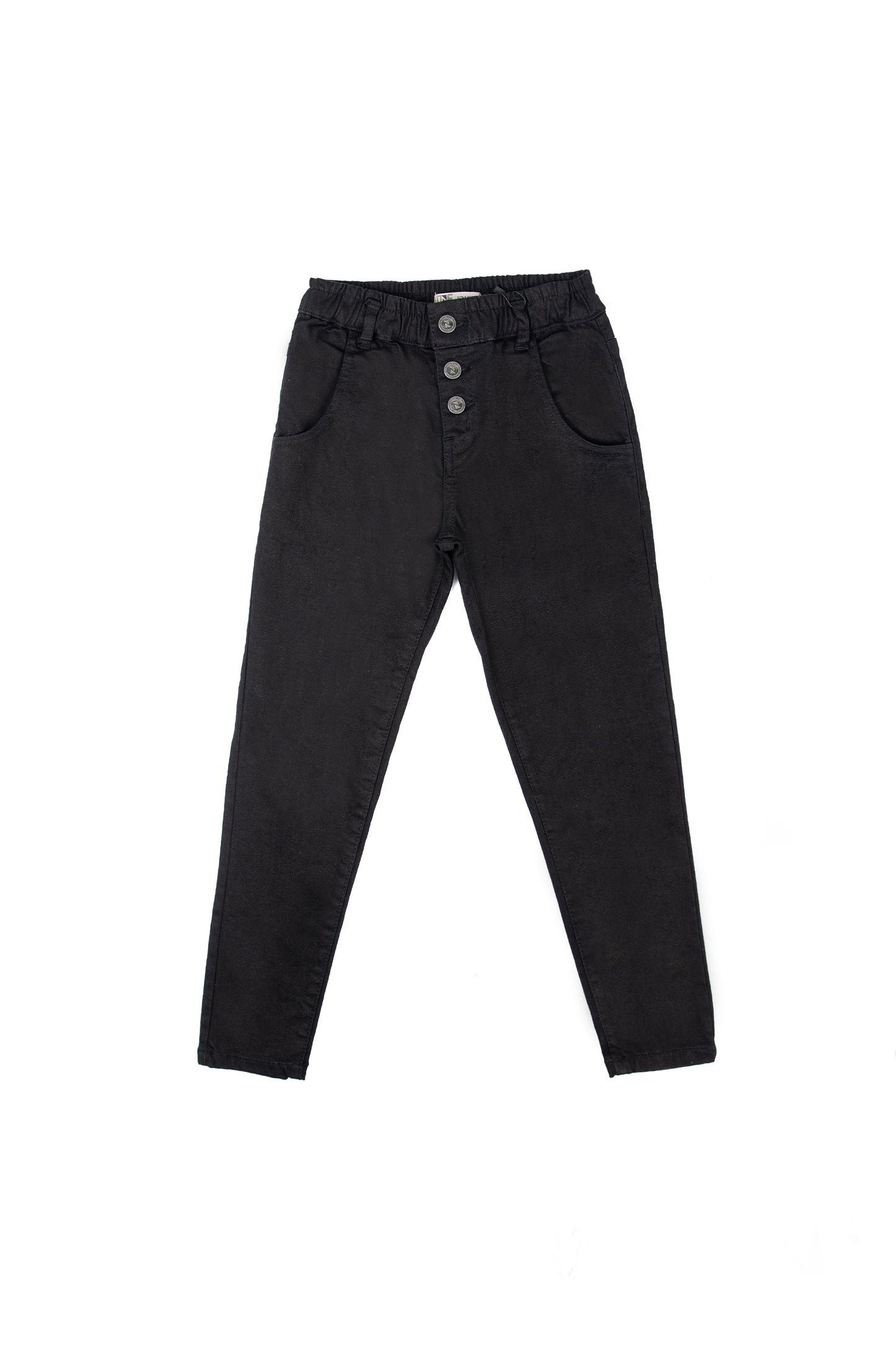 Buttoned Jeans Black