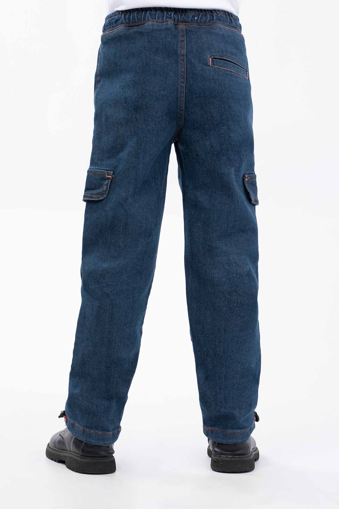 Contrasting Cargo Jeans