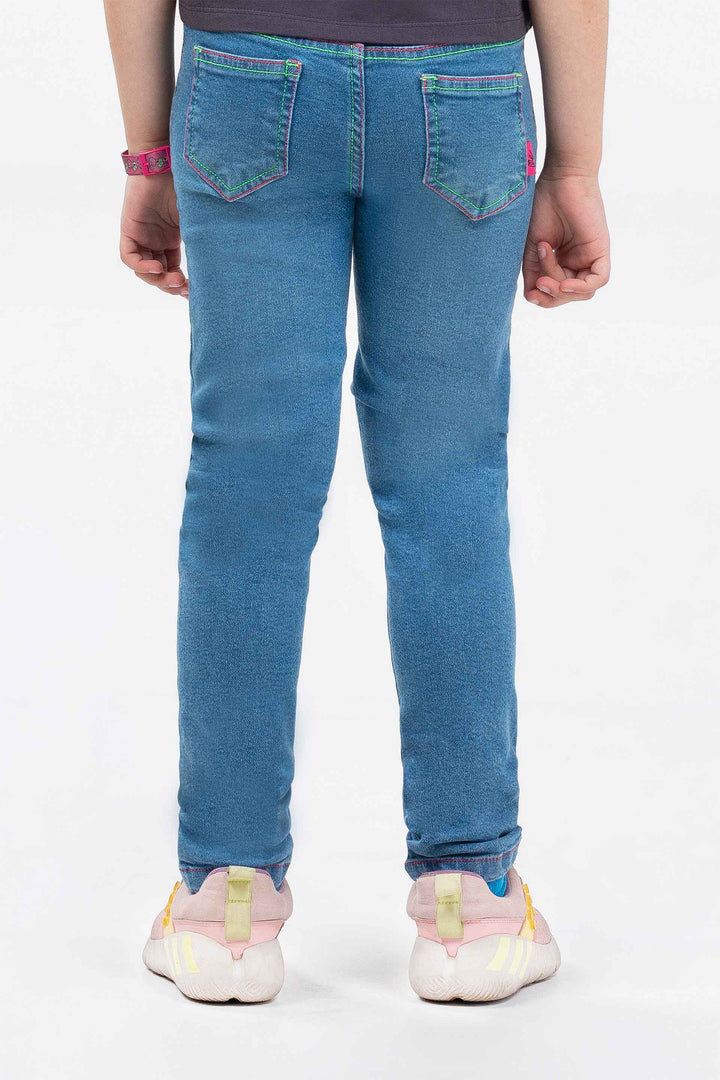 Contrasting Skinny Jeans