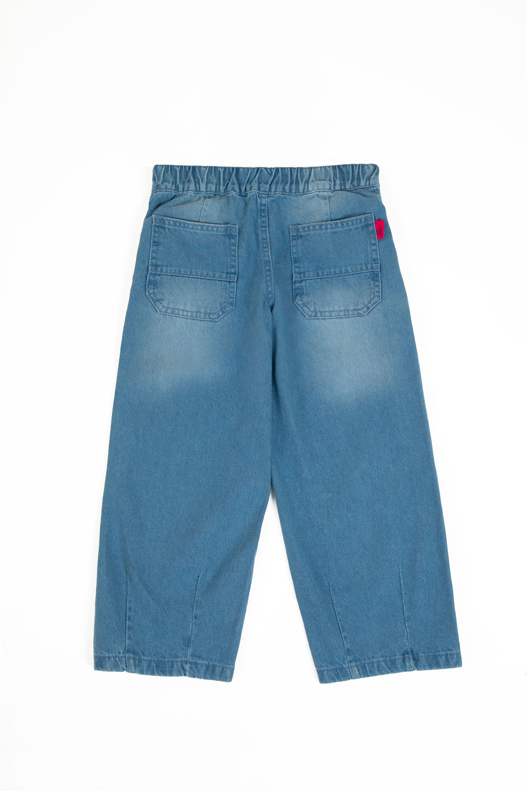 Paneled Barrel Jeans