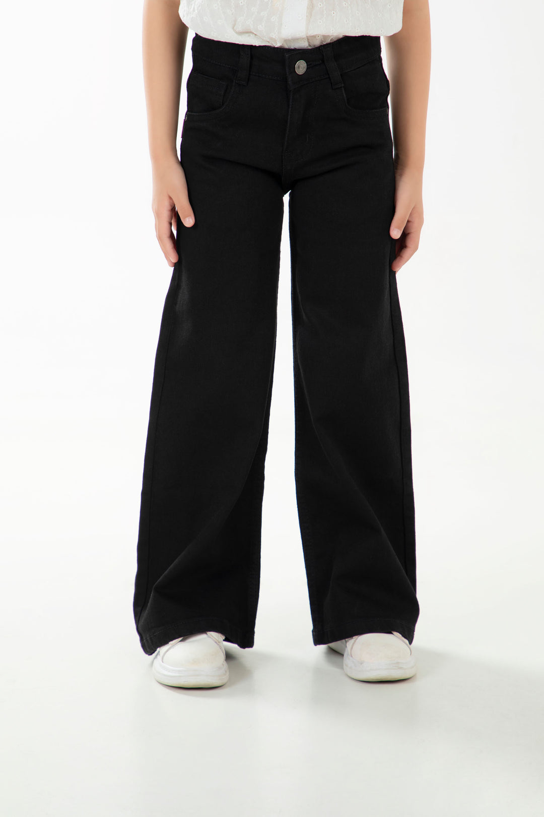 Washed Wide Leg Jeans