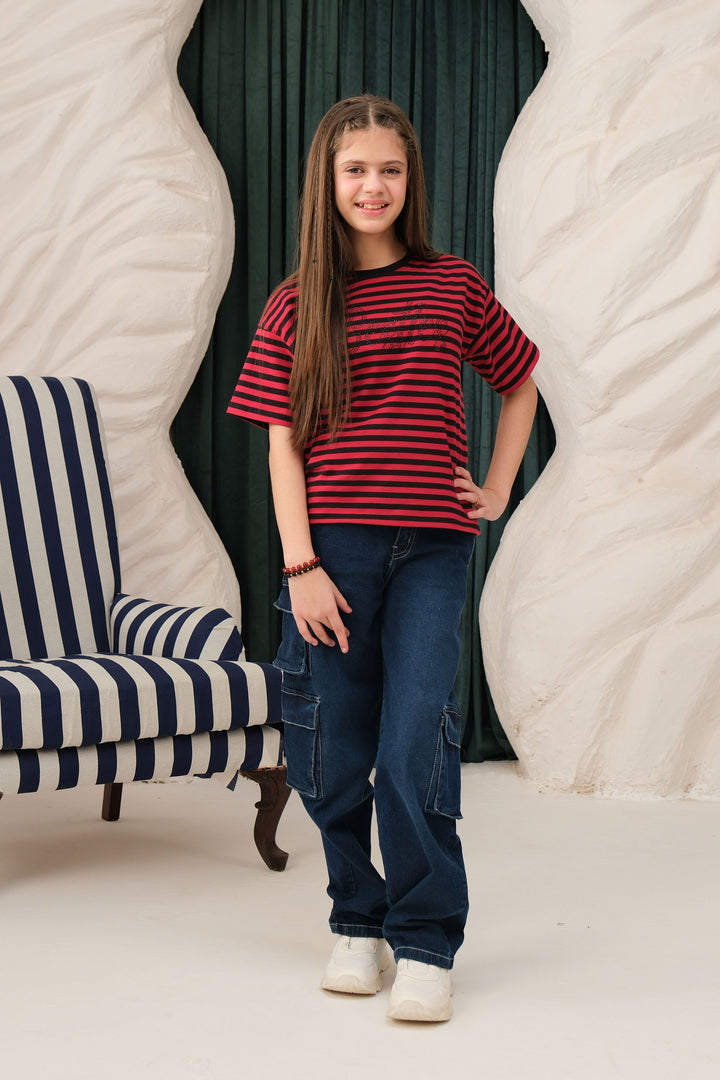 Washed Cargo Jeans