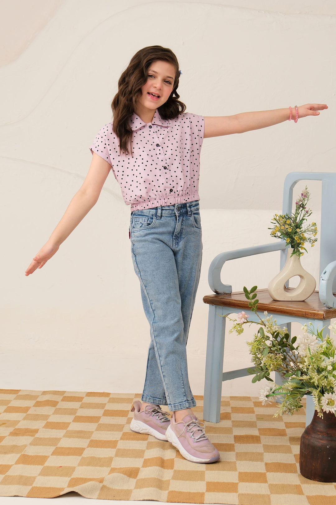 Washed Baggy Jeans