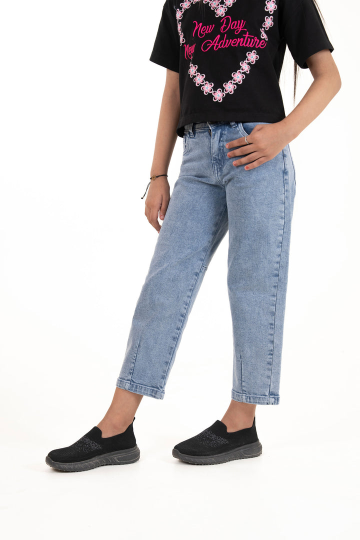 Washed Baggy Jeans