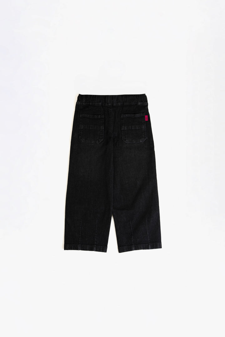 Washed Balloon Jeans