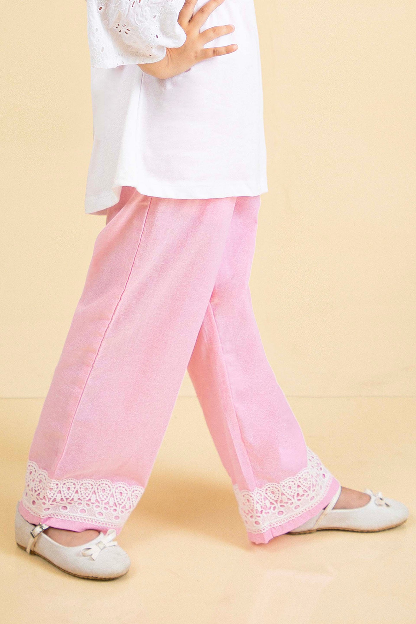 Lace Pants Pink
