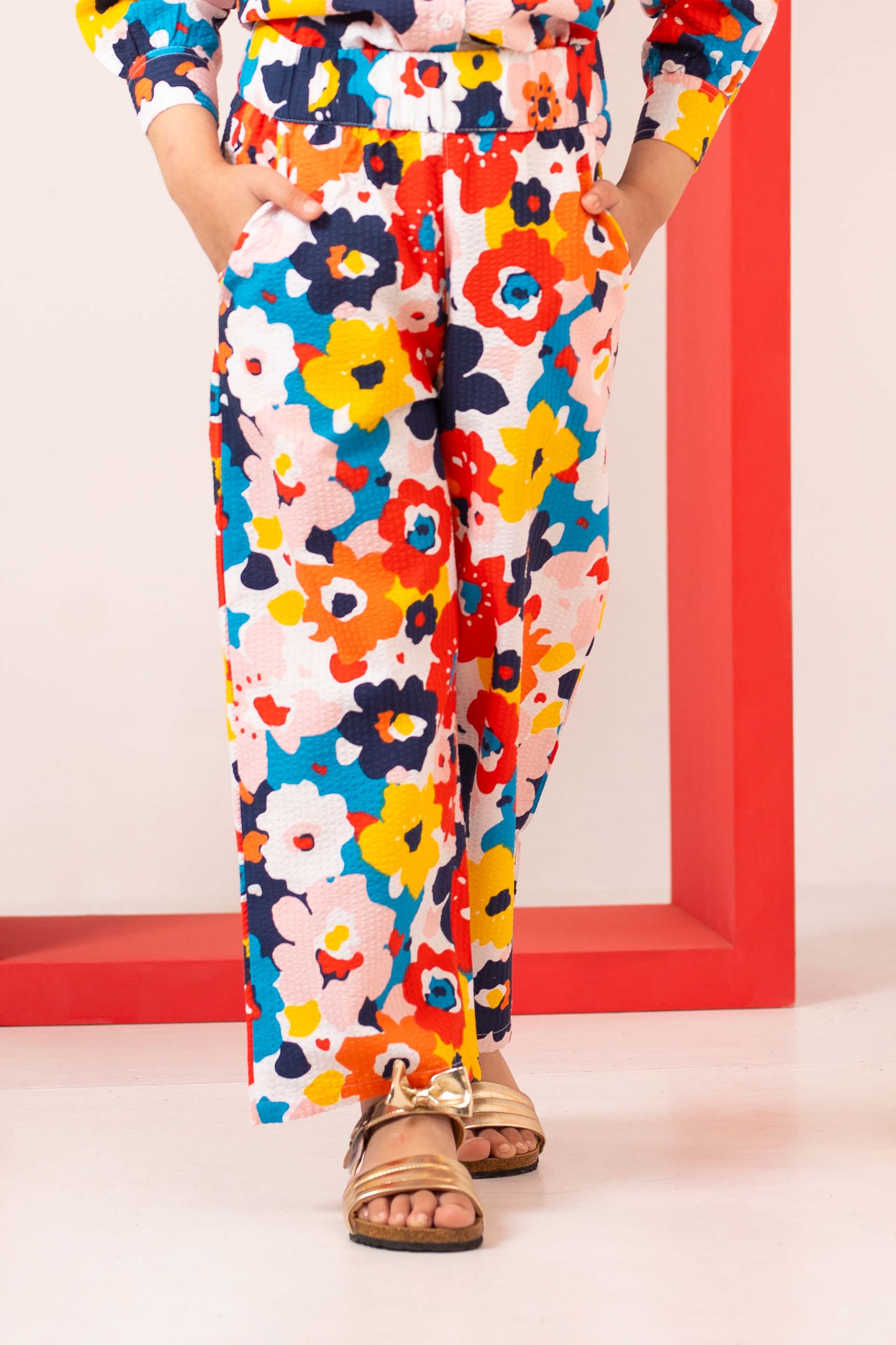 公式【1JINN STUDIO】Floral Print Cotton Pants Oui mais non(Studio Copenhagen) | Yoko flower cotton pants