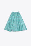 Tiered Skirt Sea Green