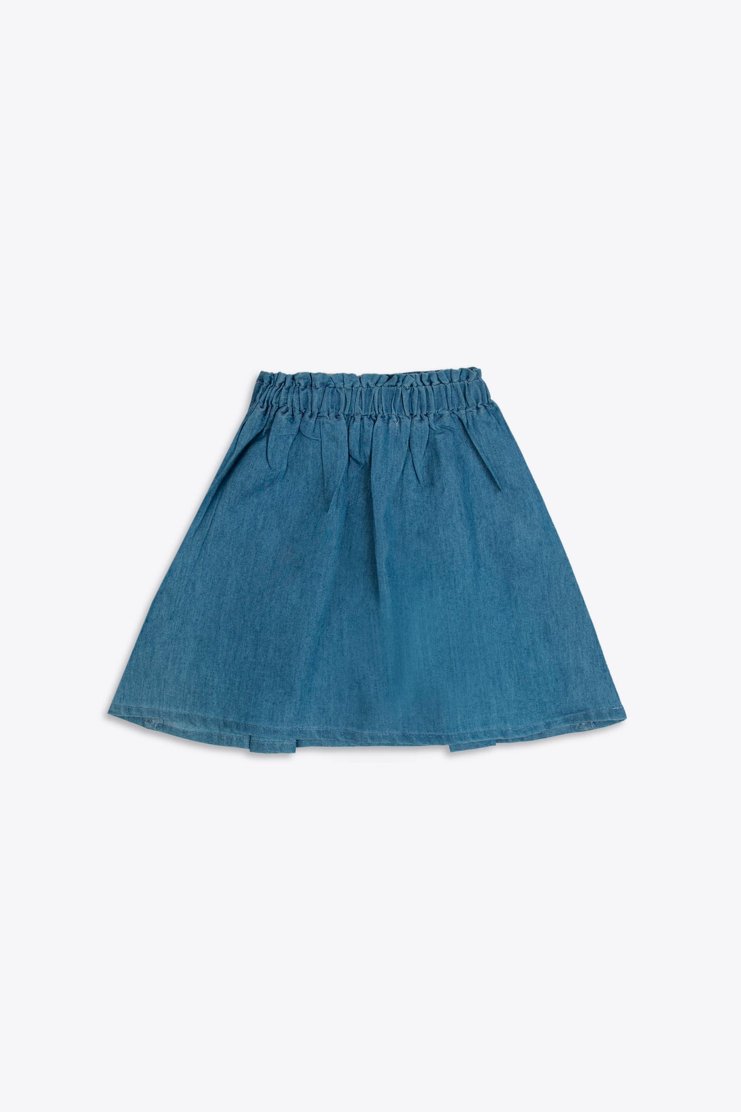Pleated Skirt Blue