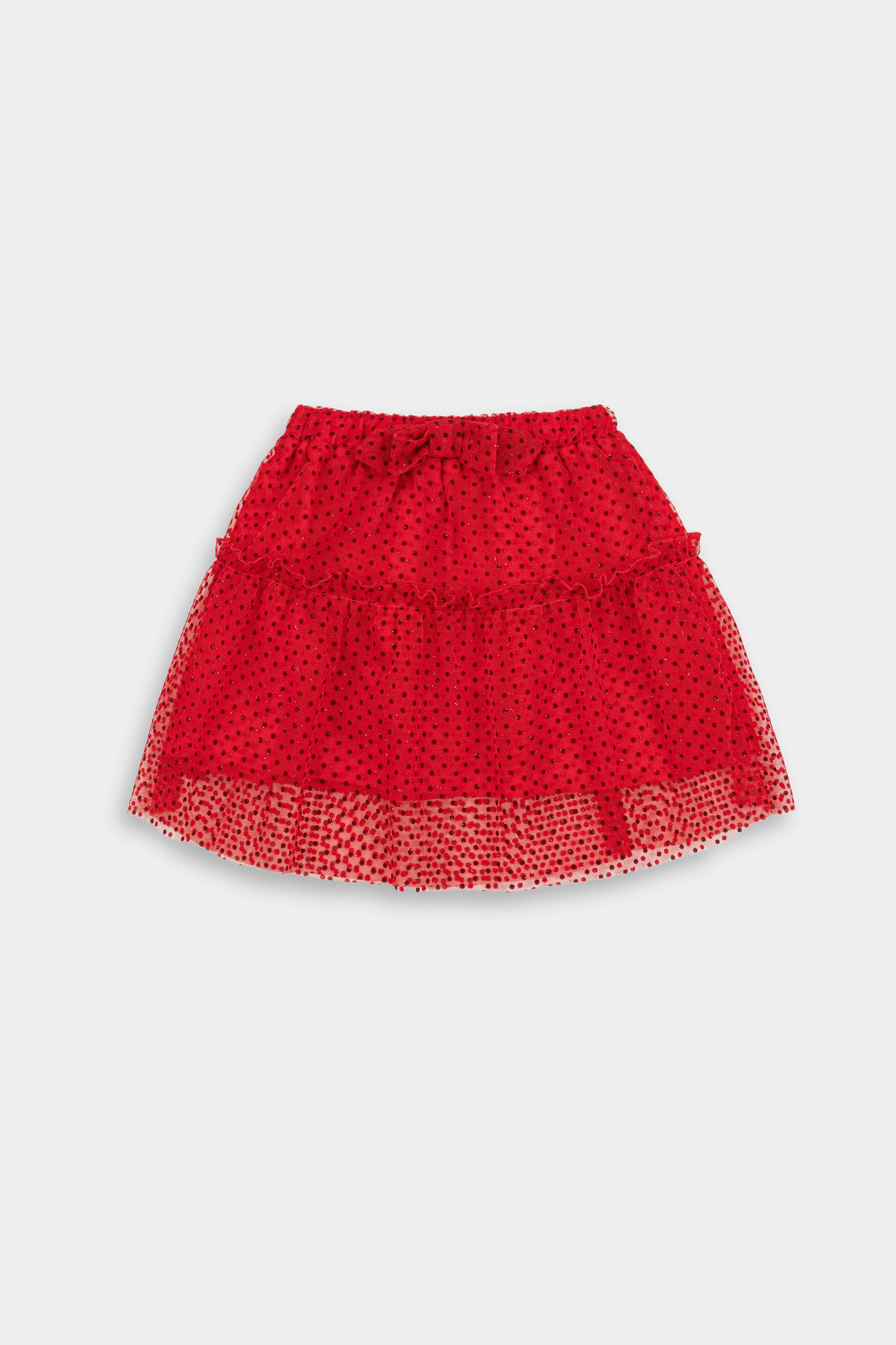 2-Tiered Skirt Red
