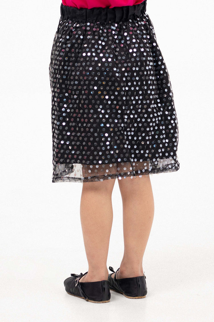 Sequined Skirt Black