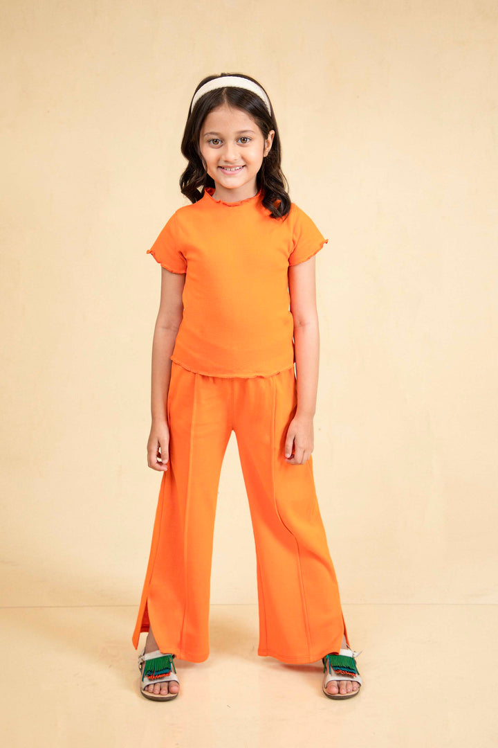 Rib Trousers Orange