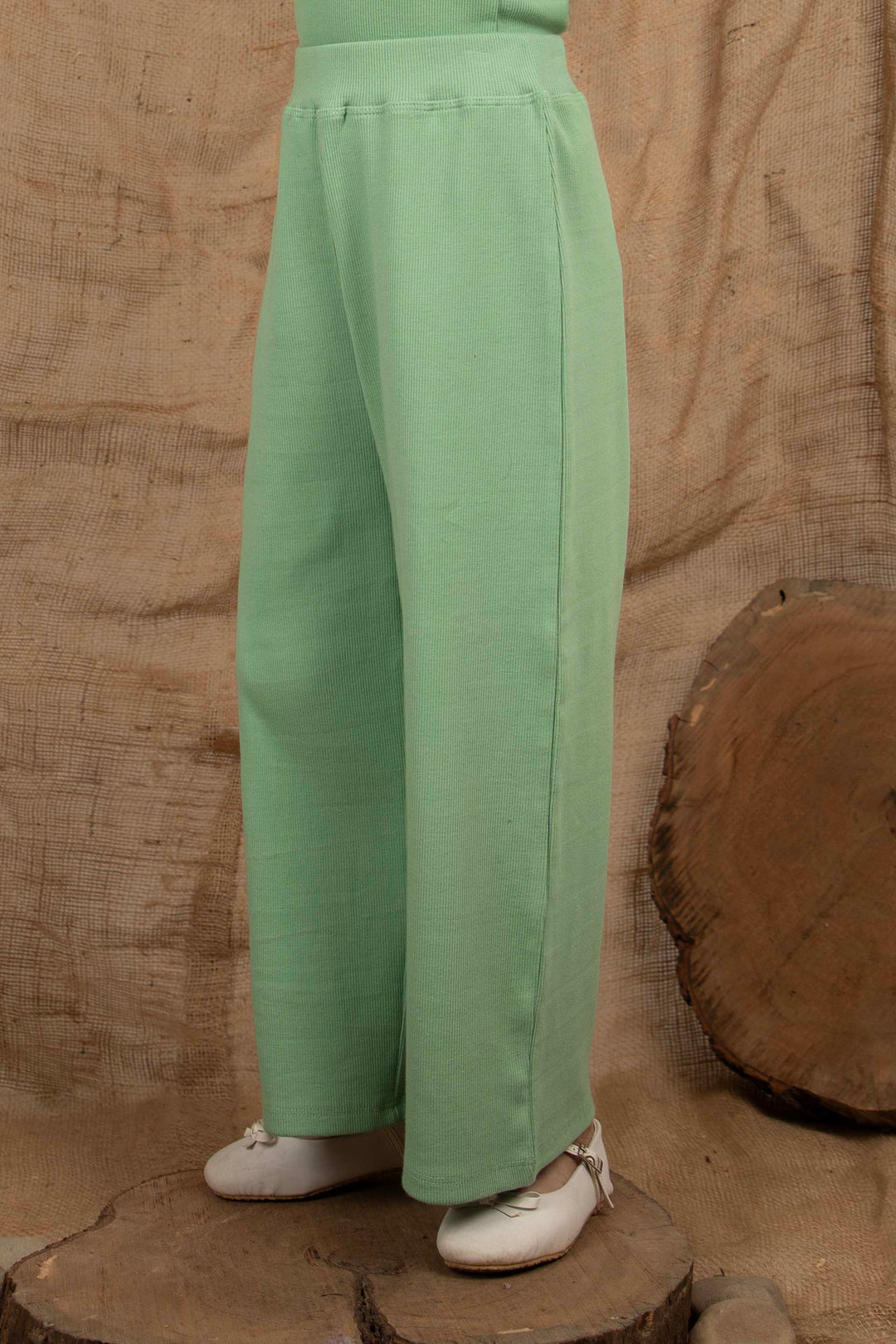 Rib Pants Green