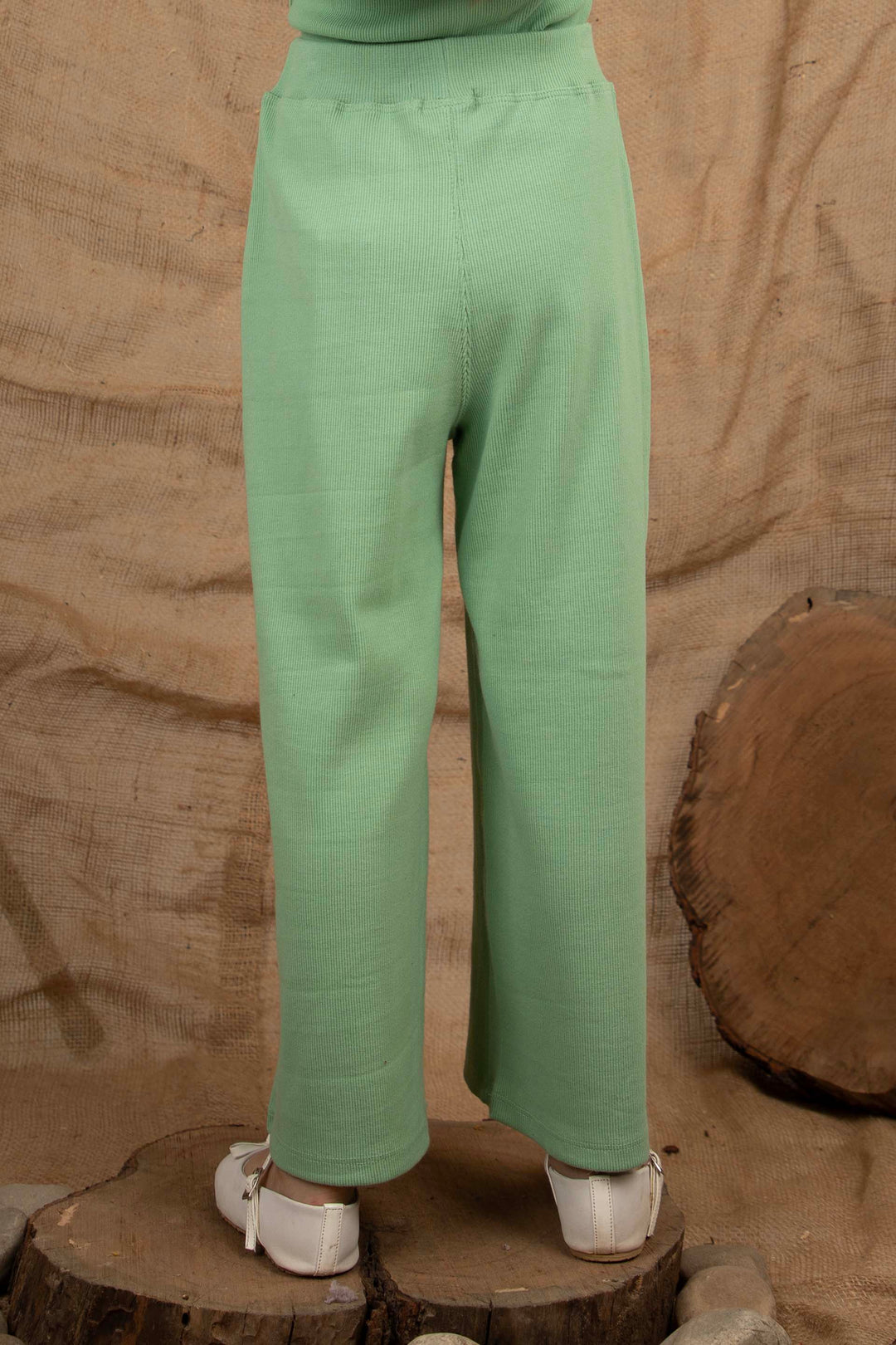 Rib Pants Green