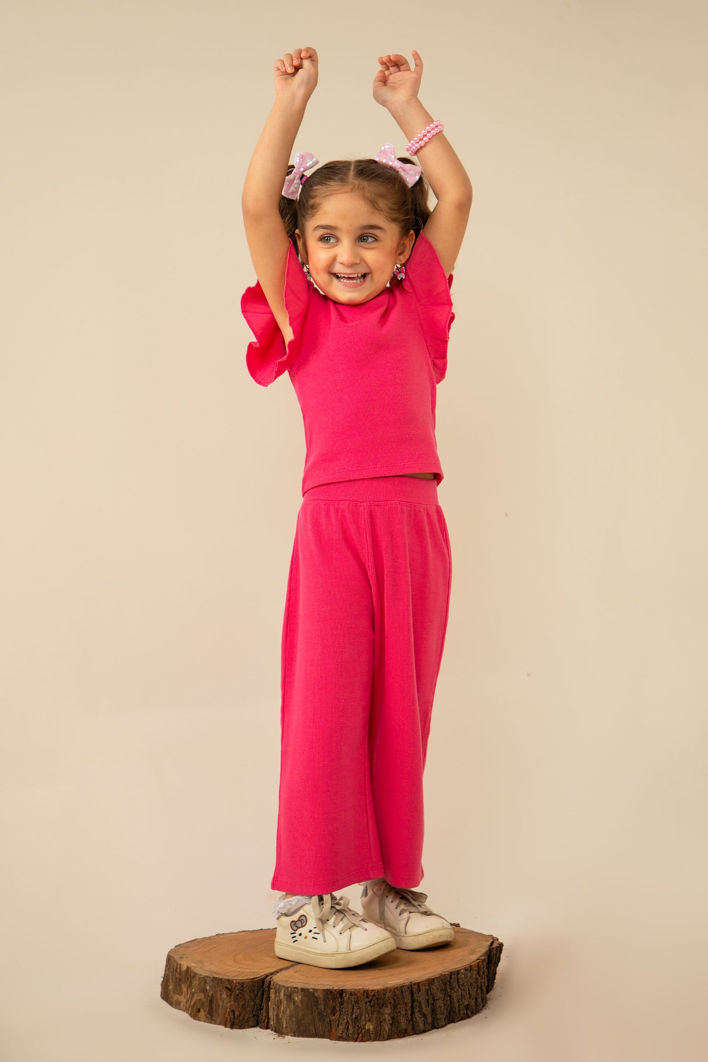 Rib Pants Pink