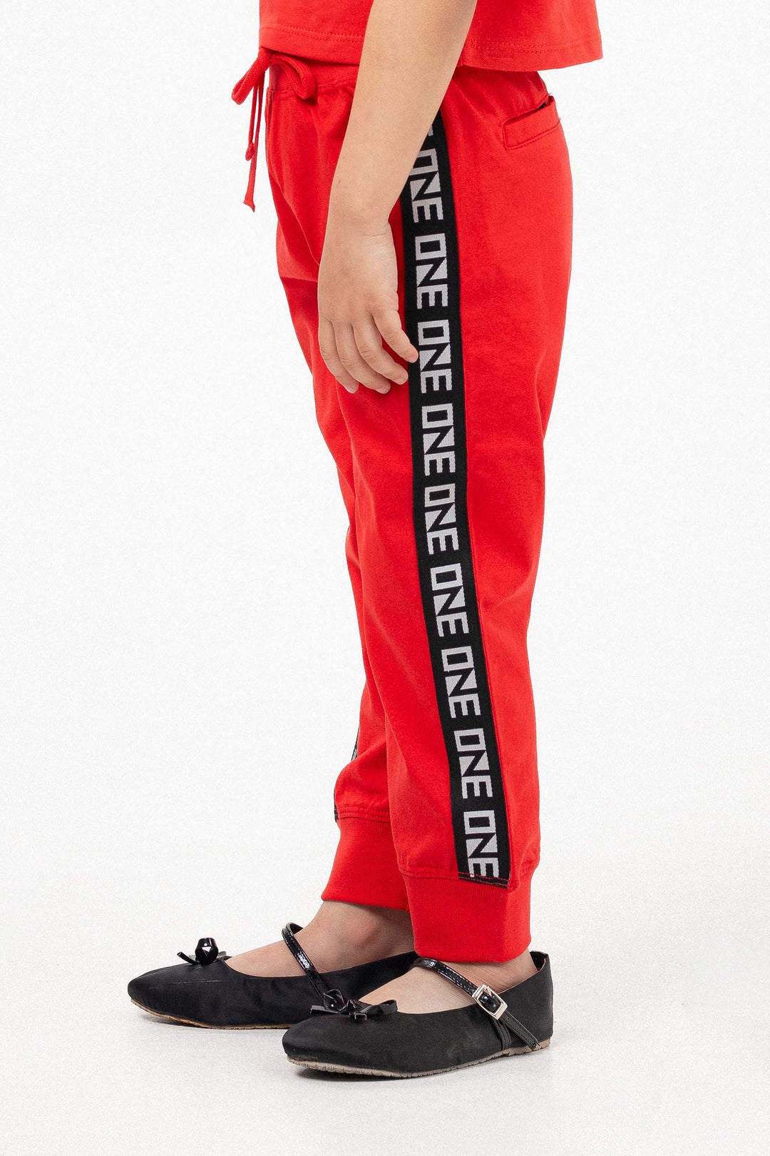 Tape Pants Red