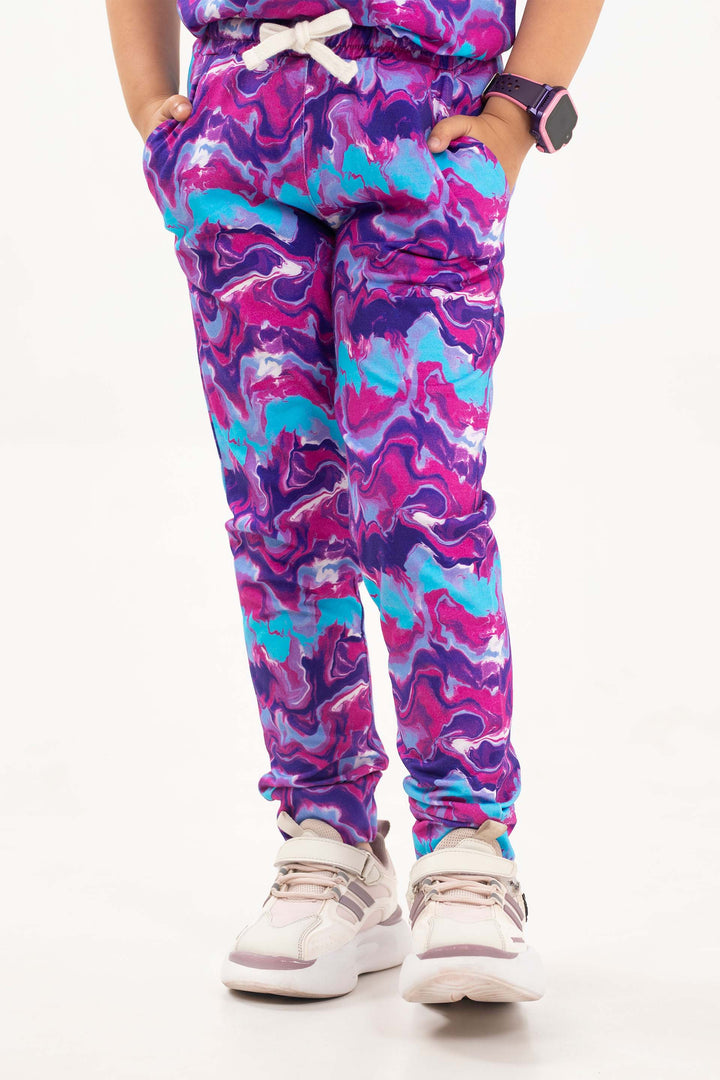 Printed Track Pants Multi