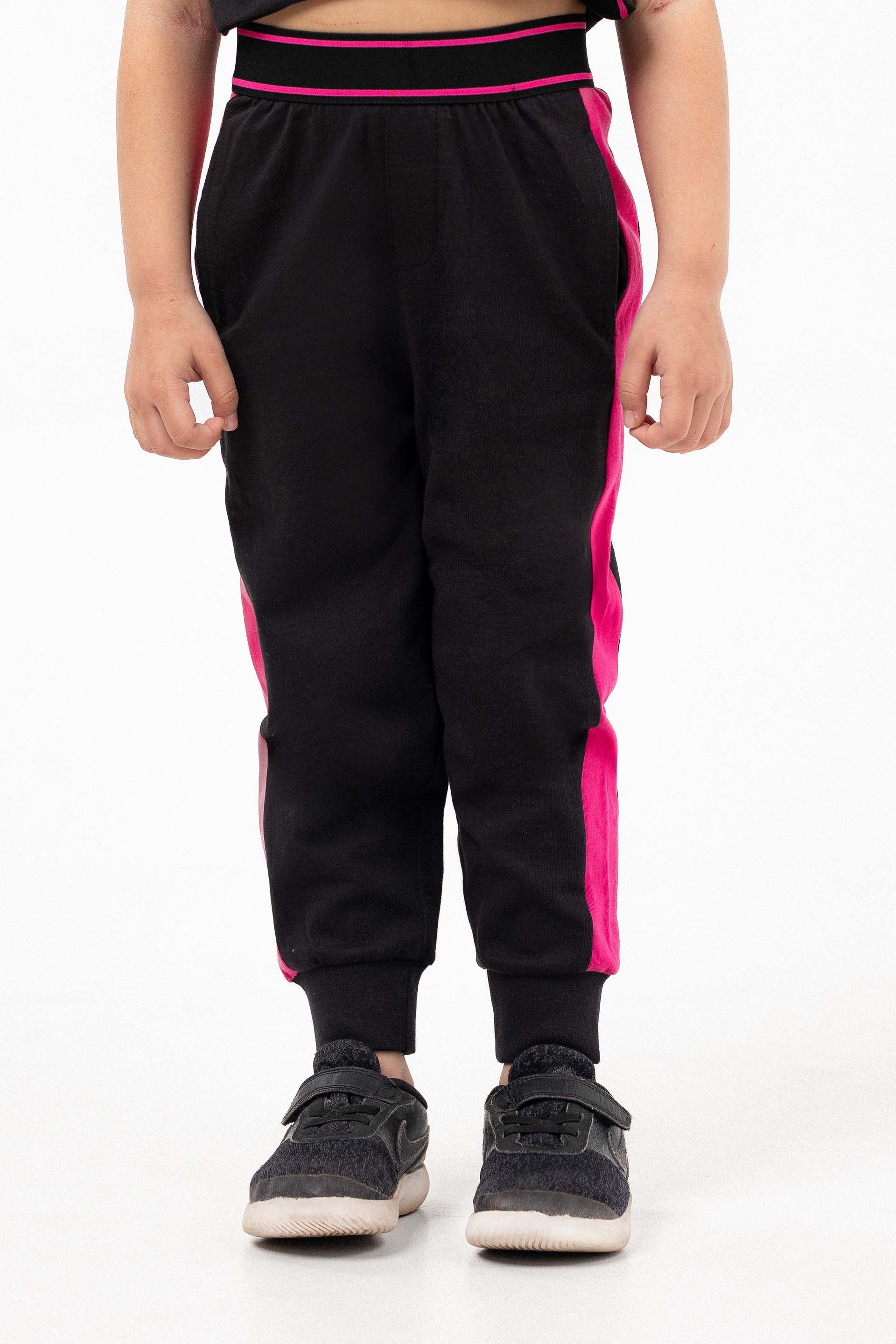 Contrasting Trackpants Pink