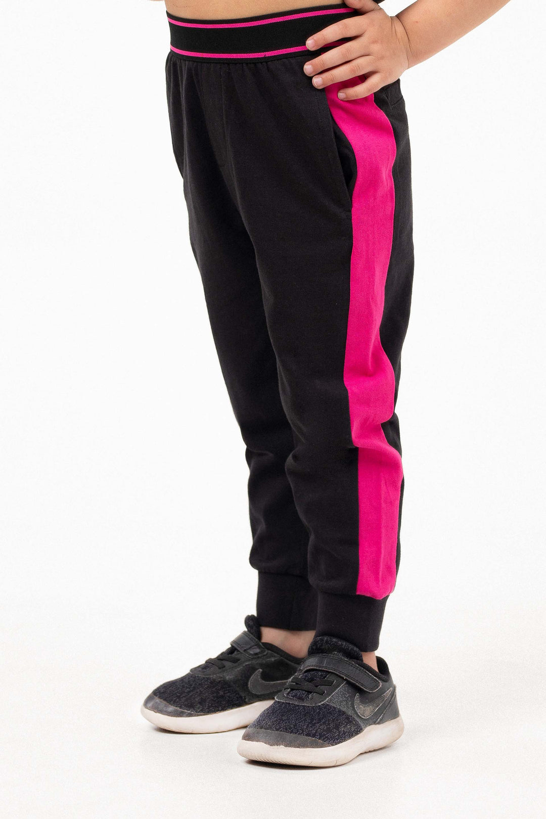 Contrasting Trackpants Pink