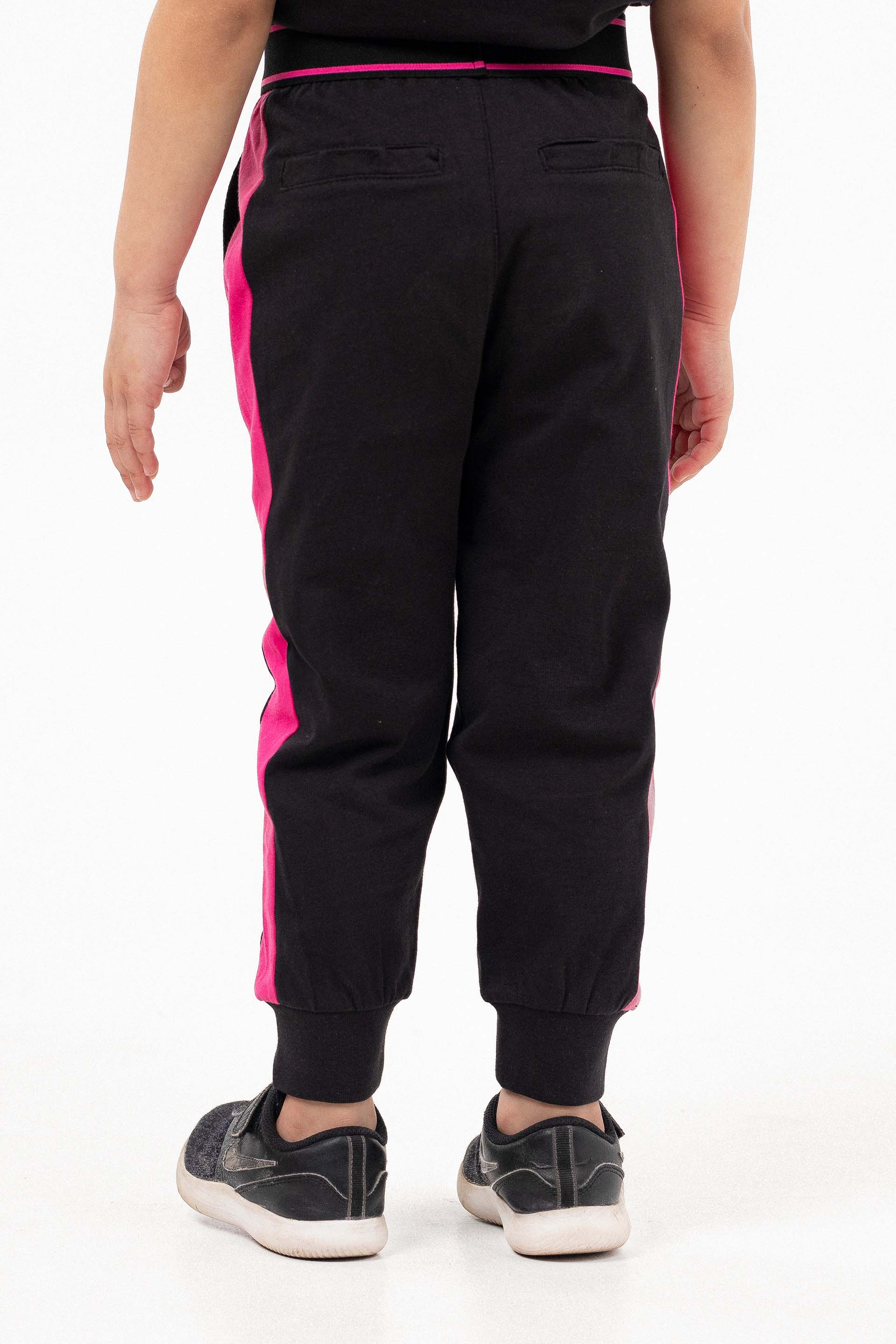 Contrasting Trackpants Pink