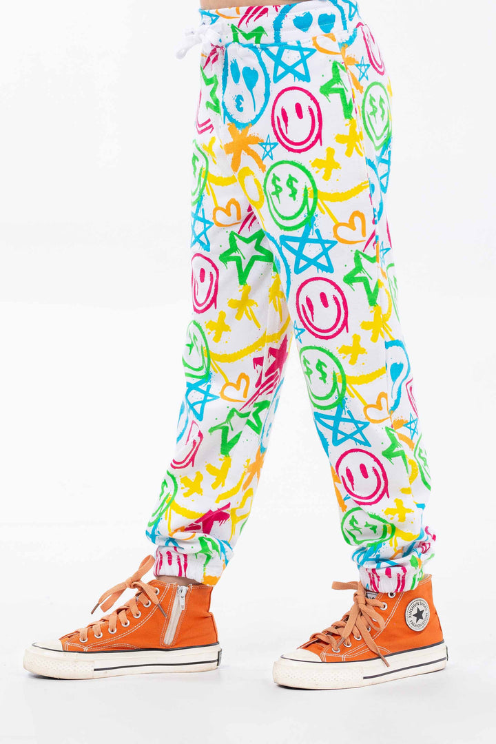 Printed Track Pants