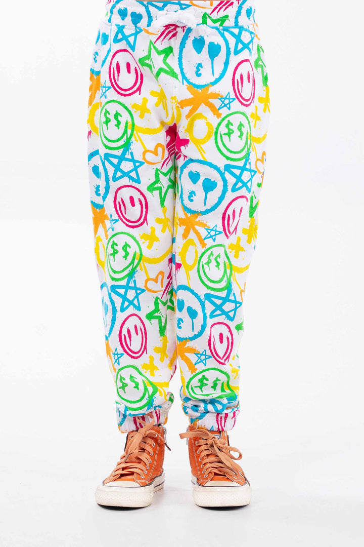 Printed Track Pants