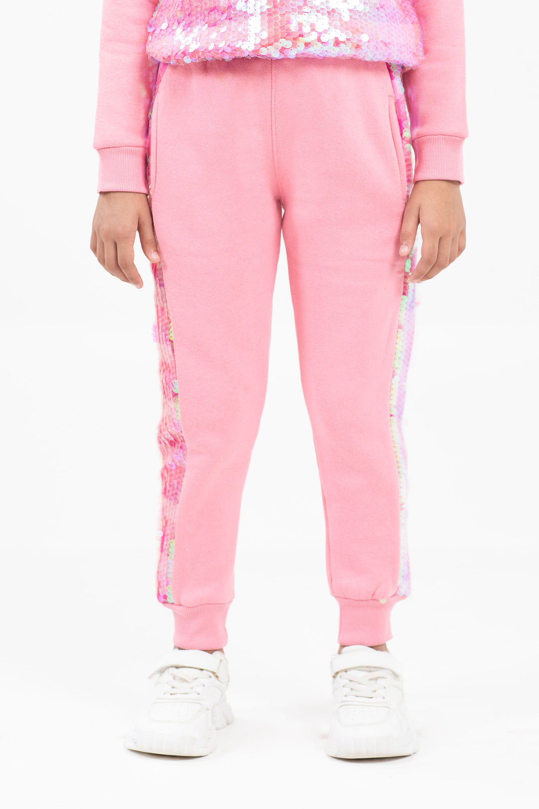 Sequined Track Pants