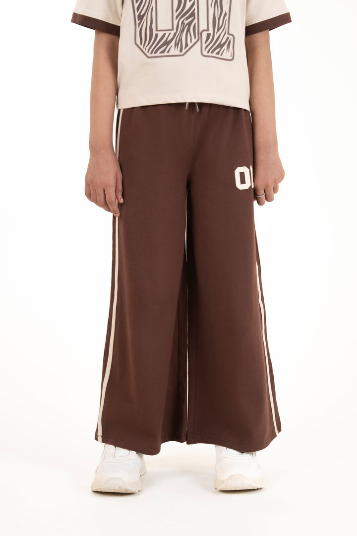 Taped Wide Leg Trousers