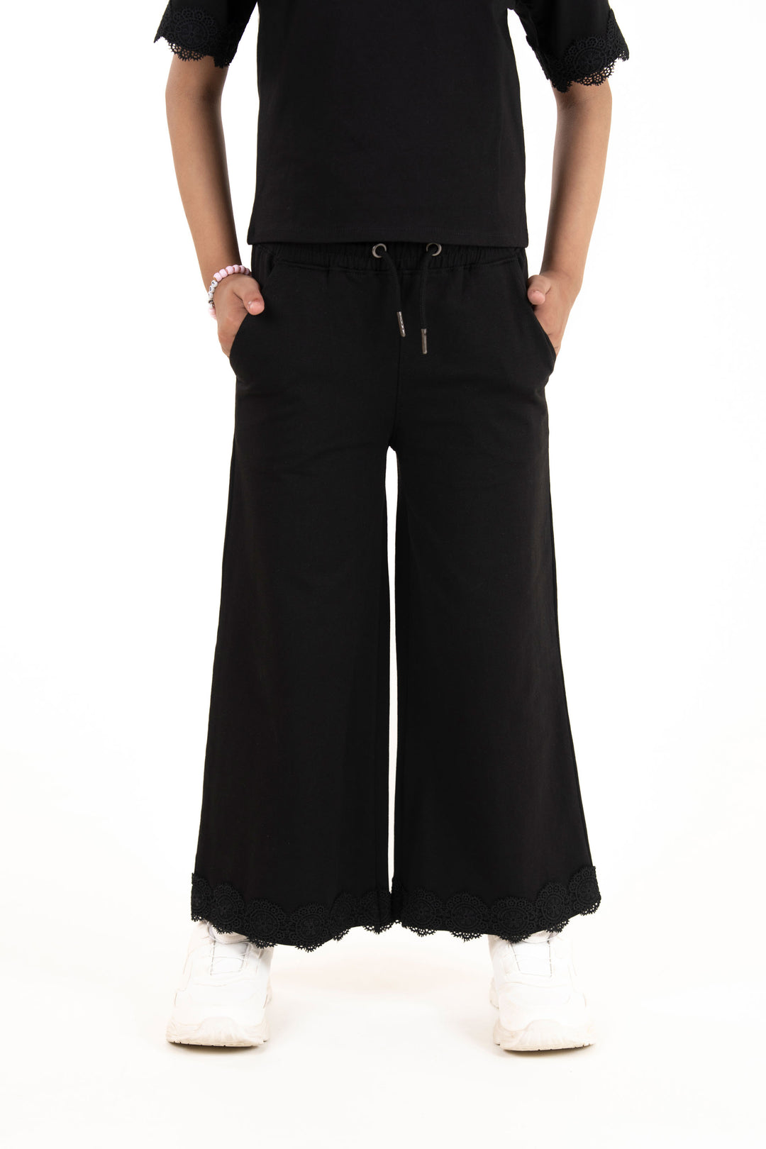 Embellished Wide Leg