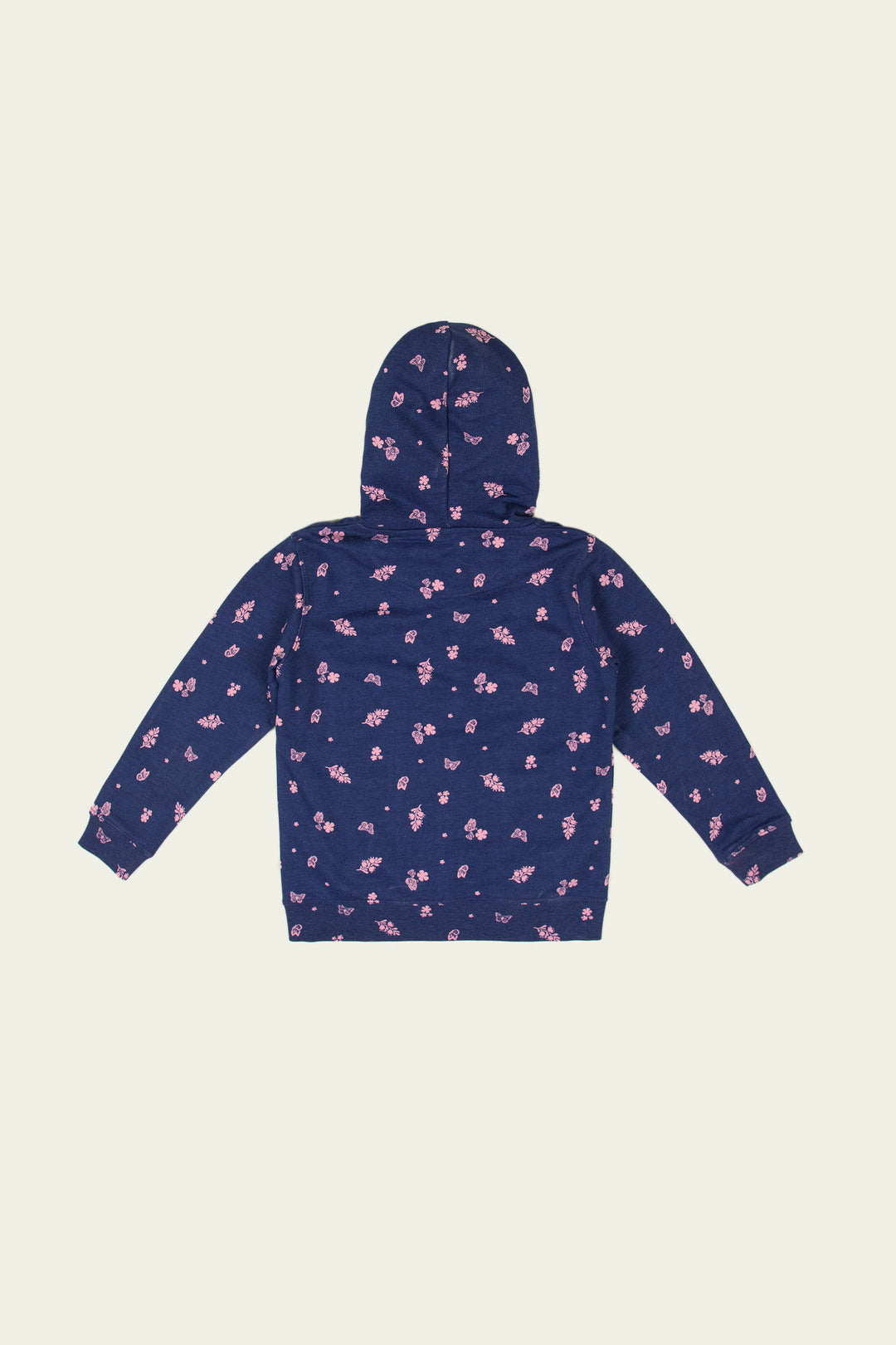 Sporty Zipper Hoodie Navy