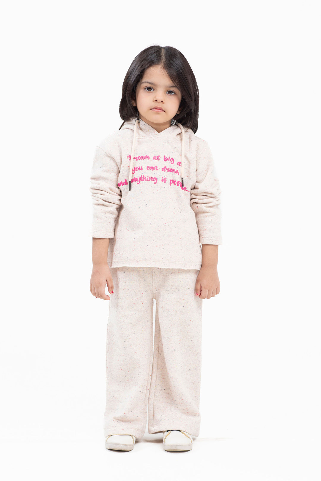 Cropped Textured Hoodie