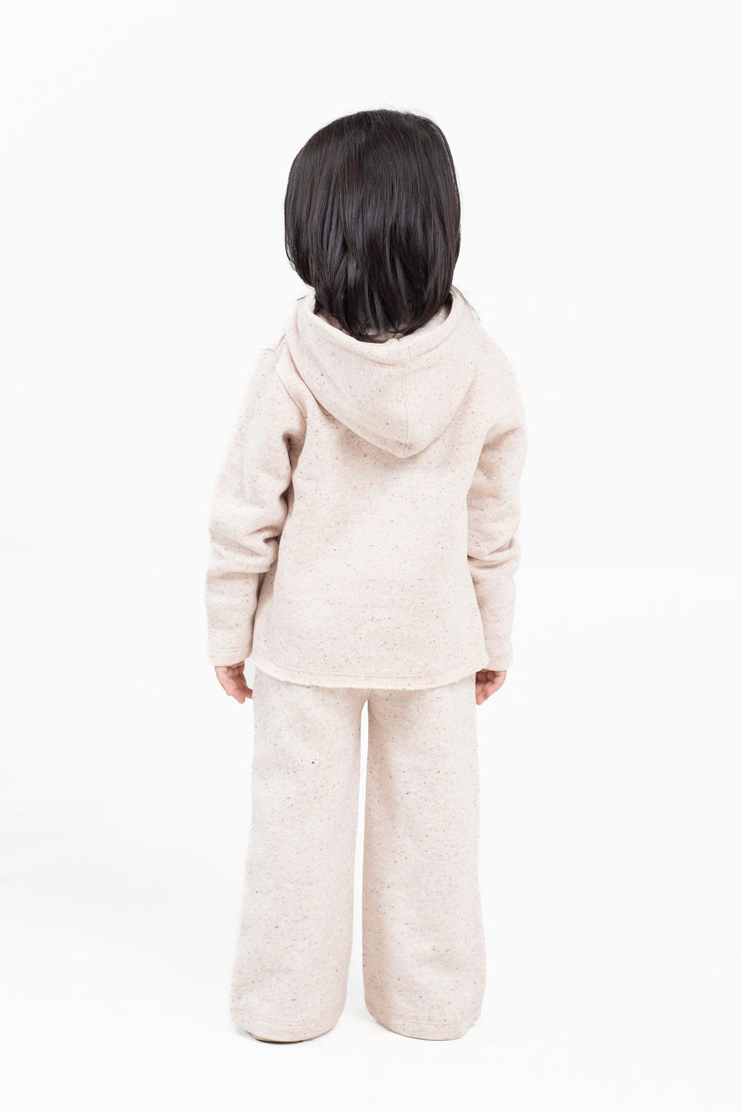 Cropped Textured Hoodie